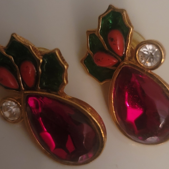 Lot of vintage "Christmas" earrings - Picture 5 of 10